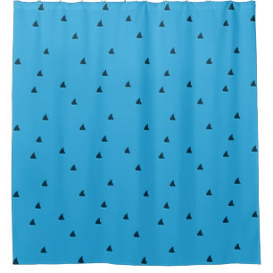 Sharks attention! shower curtain