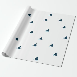 Sharks attention! wrapping paper