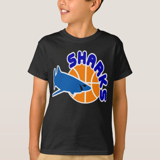 Sharks Basketball T-Shirt (Front)