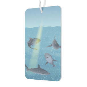 Sharks Car Air Freshener