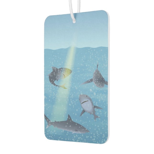 Sharks Car Air Freshener (Left)
