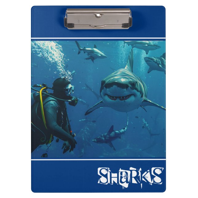 Sharks Clipboard (Front)