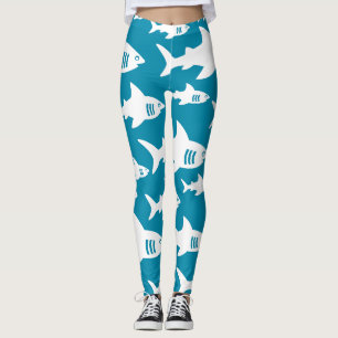 Sharks design leggings