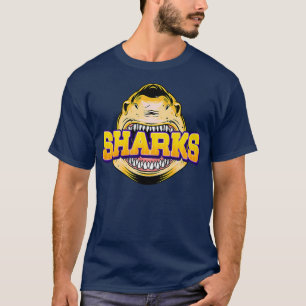 Sharks Fan Team Supporter Sports Animal Wildlife L T-Shirt