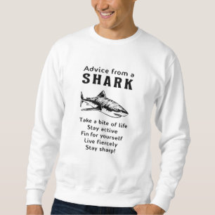 Sharks Fish Sea Shark Fin Cool Ocean Funny Gift Sweatshirt