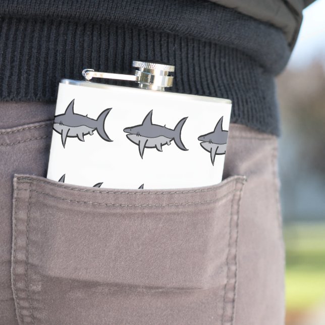 Sharks Hip Flask (In Situ)