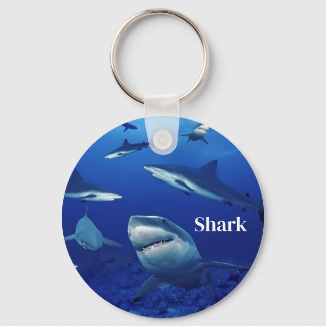 Sharks Keychain (Front)