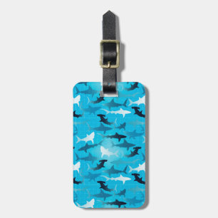 Sharks! luggage tag