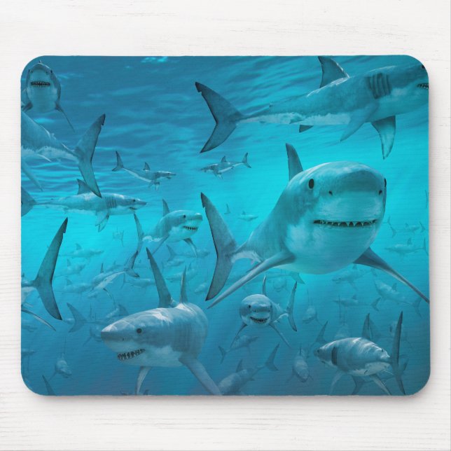 Sharks Mouse Mat (Front)