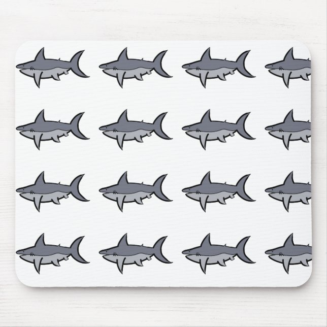 Sharks Mouse Mat (Front)