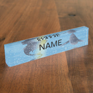 Sharks Nameplate