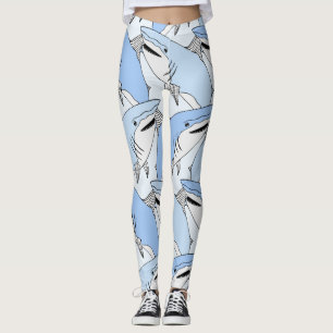 Sharks Pattern leggings