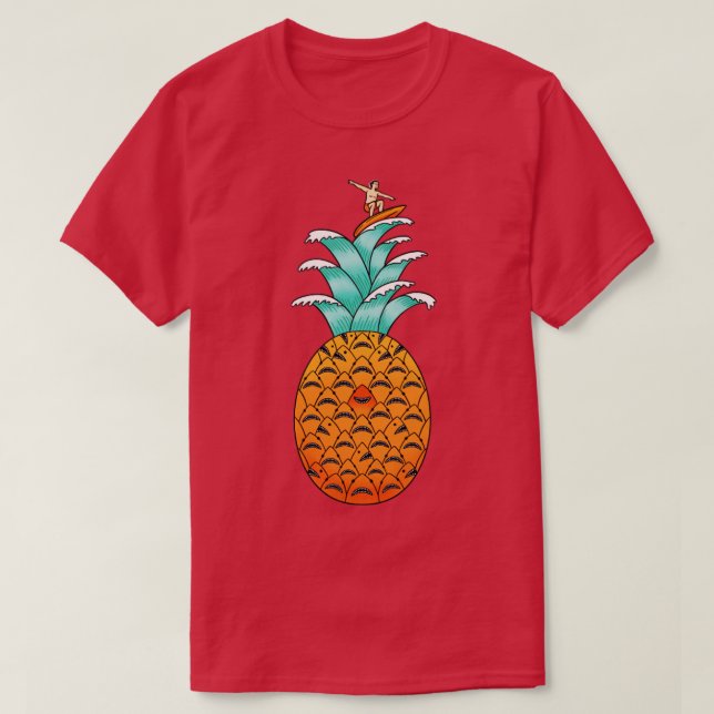Sharks Pineapple T-Shirt (Design Front)