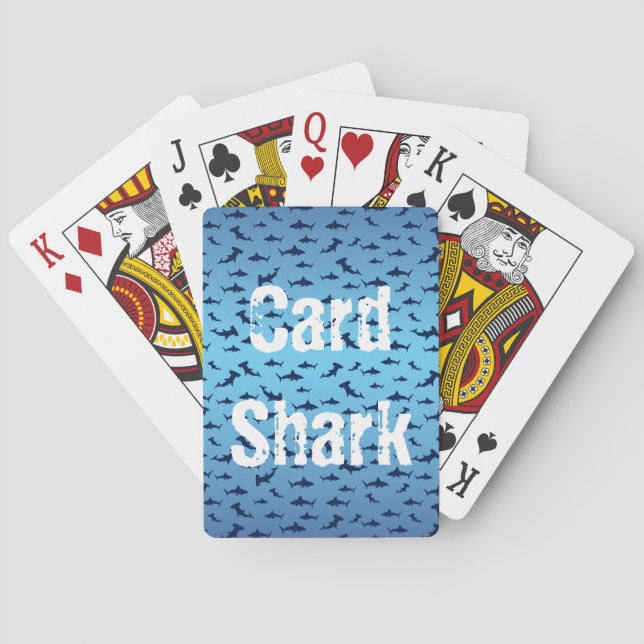 Sharks Playing Cards (Back)