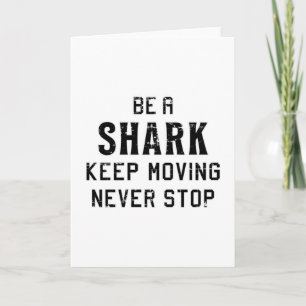 Sharks Shark Fin Fish Ocean Sea Cool Funny Gift Card
