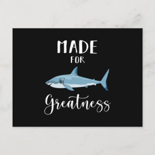 Sharks Shark Ocean Fin Fish Sea Funny Gift Idea Postcard