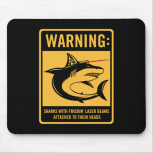 sharks with frickin laser beams attached mouse mat