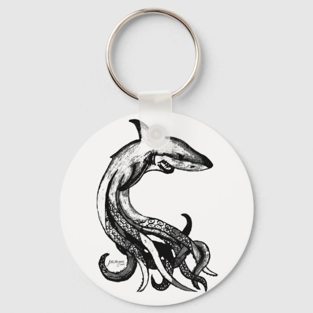 Sharktopus Key Ring (Front)