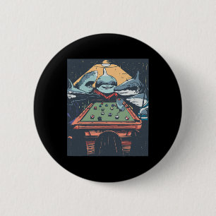 Sharky Billiards Crew - Pool Sharks 6 Cm Round Badge