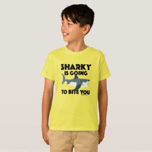 Sharky Is Going To Bite You Design - Kids' Basic T T-Shirt