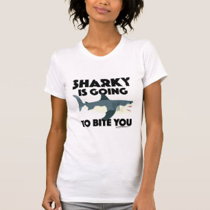 Sharky Is Going To Bite You Design - Women's Bella T-Shirt
