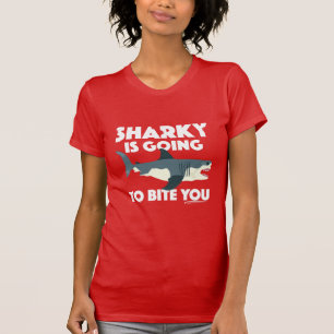 Sharky Is Going To Bite You Design - Women's Bella T-Shirt
