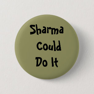 Sharma Could Do It Rock Climbing Button