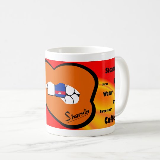 Sharnia’s Lips Cambodia Mug (ORANGE Lip)