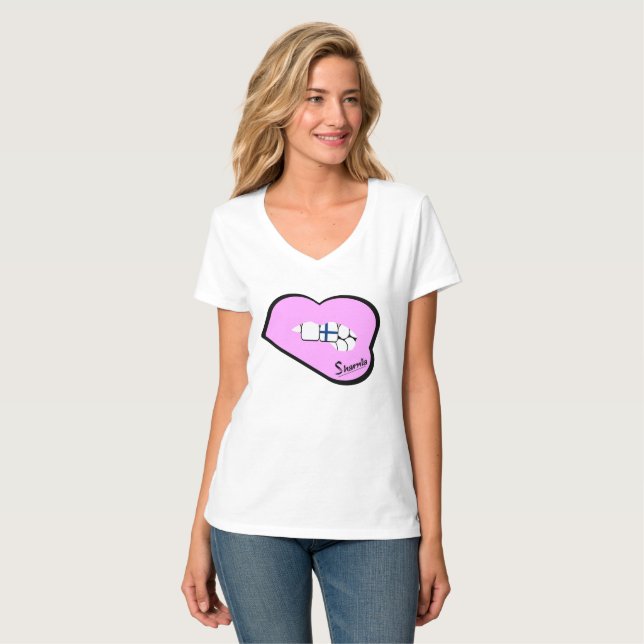 Sharnia’s Lips Finland Top (Lt Pink Lips) (Front Full)