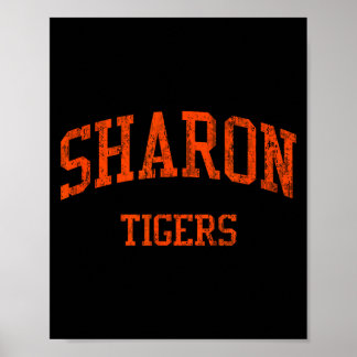 Sharon high school hs sharon pa vintage sports  poster