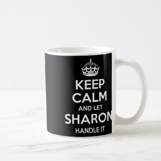 Sharon Keep Calm Personalised Name Funny Birthday Coffee Mug