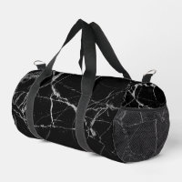 Sharp Black and Silver Marble