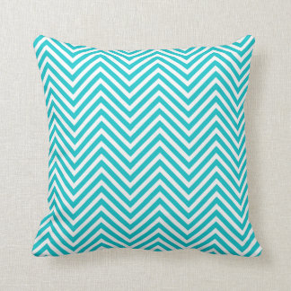 Sharp Blue Chevron Cushion