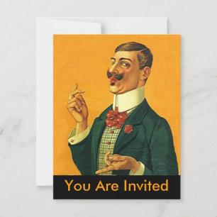 Sharp Dapper Snapper Party Invitation Retirement
