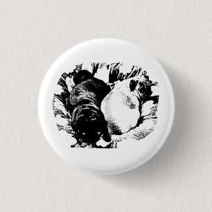 Sharp Duo Accent 3 Cm Round Badge