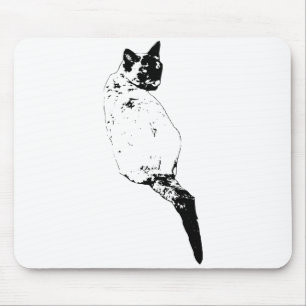 Sharp Focus Cat Mouse Mat