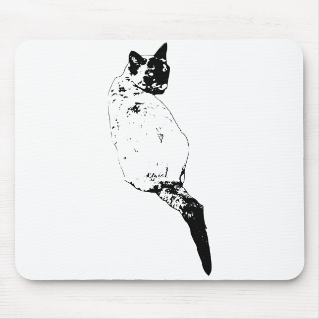 Sharp Focus Cat Mouse Mat (Front)