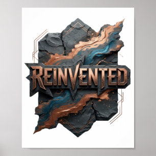 Sharp Gold REINVENTED Wearable Art Poster