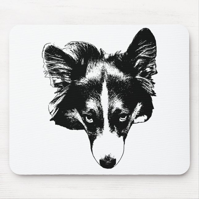 sharp ink glance mouse mat (Front)