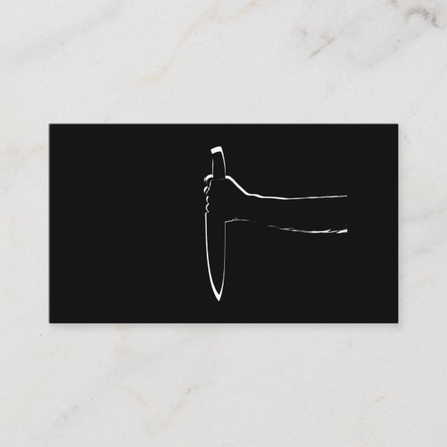 Sharp Knife Card (Front)