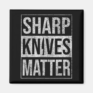 SHARP KNIVES CHEF KNIFE CULINARY SKILLS PRECISION MAGNET