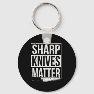 Sharp Knives , Cook Funny Culinary Funny Chef Key Ring