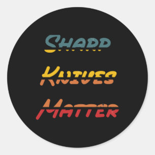 Sharp Knives Sticker
