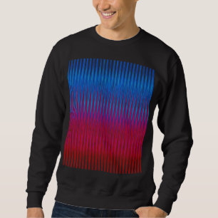 Sharp Lines of Yin Yang Abstraction Art Design Sweatshirt