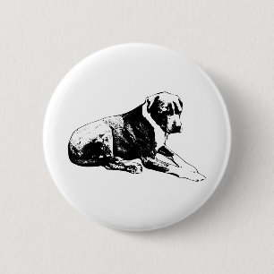Sharp Mood, Quiet Power 6 Cm Round Badge