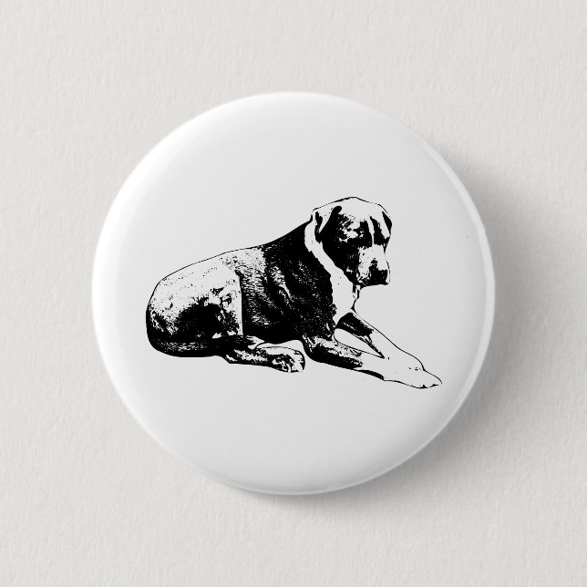 Sharp Mood, Quiet Power 6 Cm Round Badge (Front)