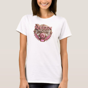 Sharp Orange QUEEN MODE ON Quote Shirt
