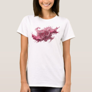 Sharp Pink ABSTRACT ART Art Print T-Shirt