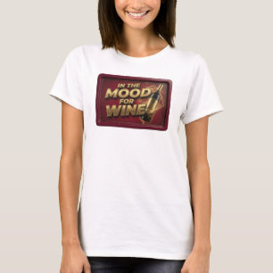Sharp Pink IN THE MOOD FOR WINE Shirt Design