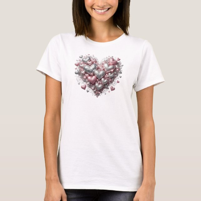 Sharp Red LOVE IS IN THE AIR Graphic Tee (Front)